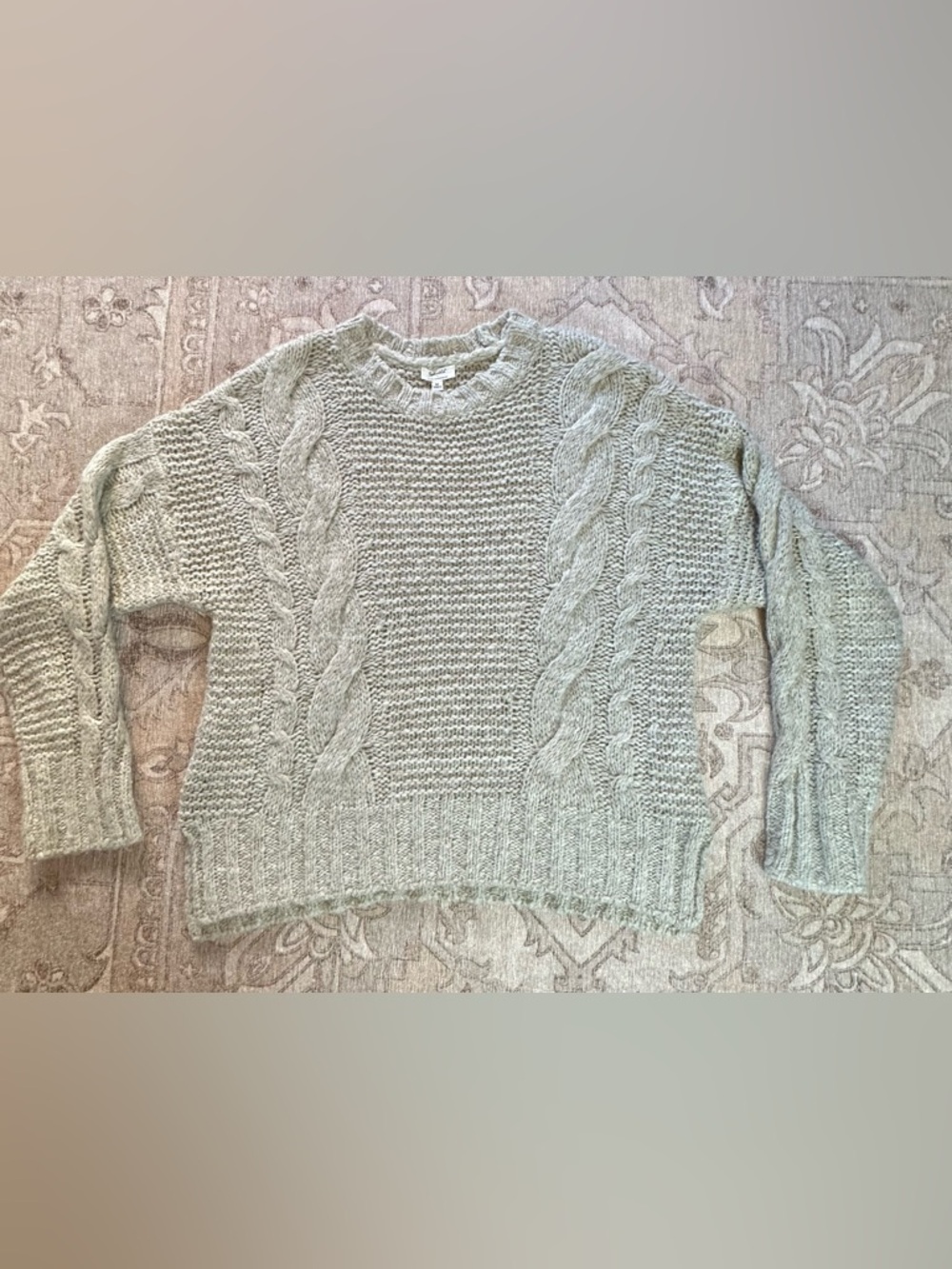 Splendid x Cella Jane Blog Cable Knit Sweater